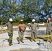 U.S. Navy Seabees from NMCB-5’s Detail Diego Garcia support the U.S. Air Force