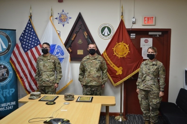 831st Sgt. Hunter and Sgt. Hernandez's Promotion