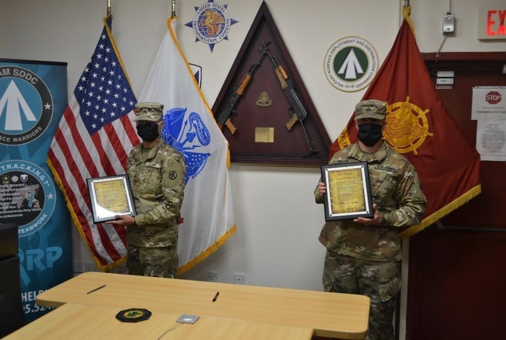 831st Sgt. Hunter and Sgt. Hernandez's Promotion