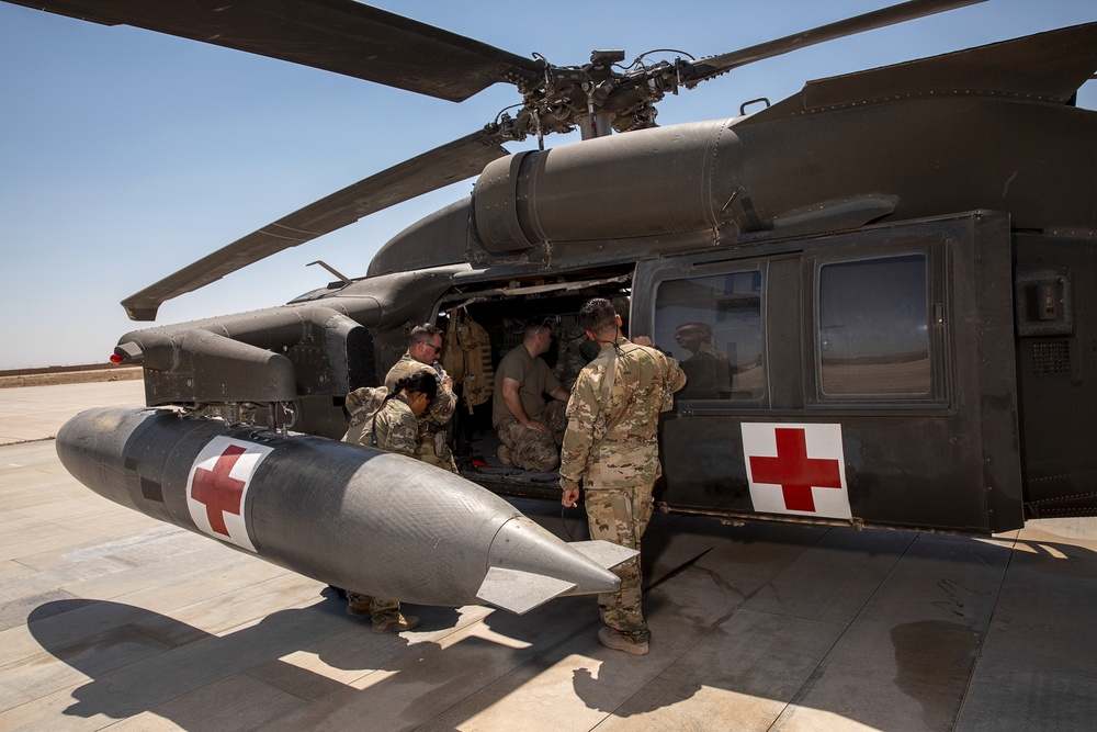 1-25 Military Working Dogs Medevac Training Exercise