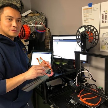 20th CBRNE Soldiers join local group to volunteer 3D printing capabilities to aid COVID-19 relief efforts