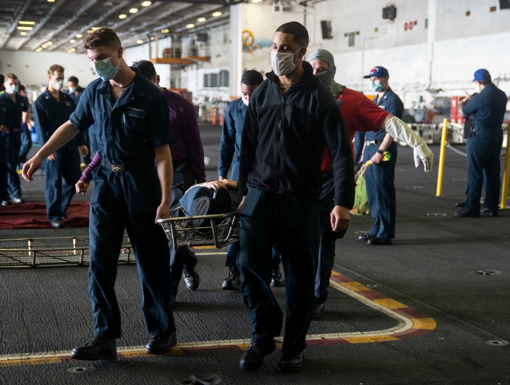 USS Ronald Reagan (CVN 76) Mass Casualty Drill