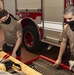 Fire truck, MHE shop drives Spangdahlem's heavy equipment forward