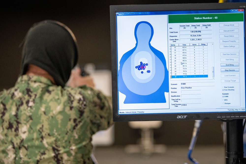 Recruits at Small Arms Marksmanship Training