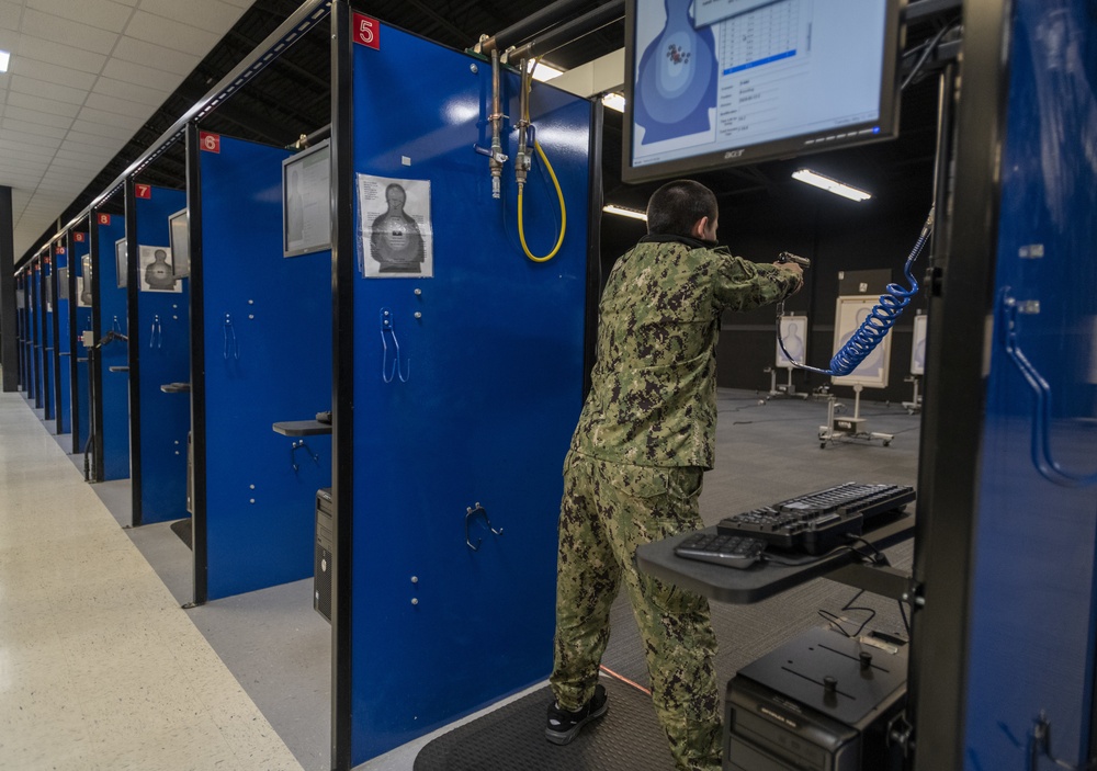 Recruits at Small Arms Marksmanship Training