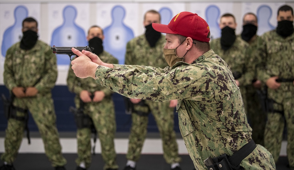 Recruits at Small Arms Marksmanship Training