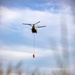 Pilots practice fire suppression support training