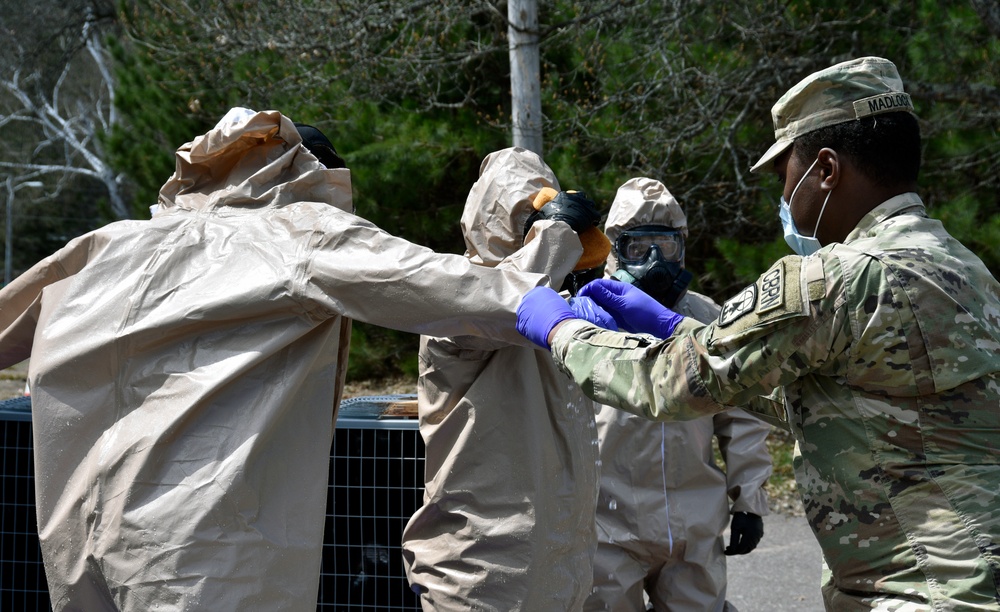 Wisconsin Guard supports Solon Springs COVID-19 testing site