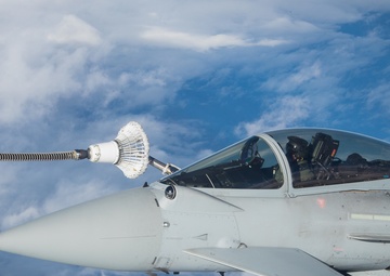 RAF Typhoon's participate in Point Blank 20-02