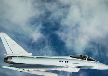 RAF Typhoon's participate in Point Blank 20-02