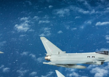 RAF Typhoon's participate in Point Blank 20-02