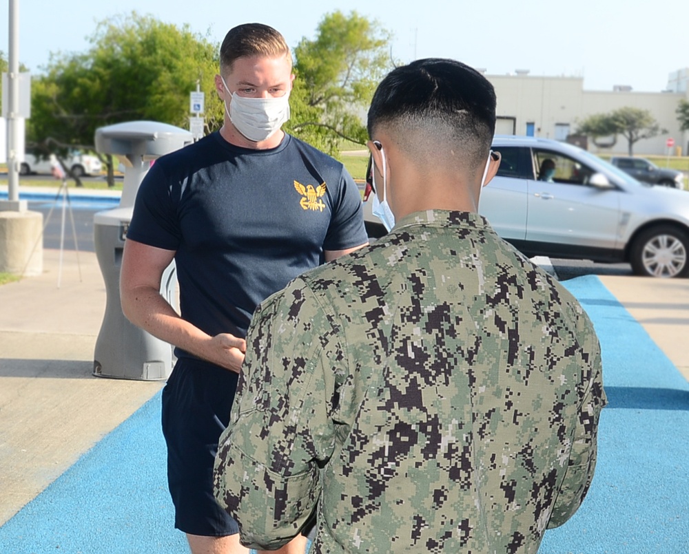 Keep your space and cover your face