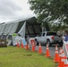 South Carolina National Guard provides tents in support of mobile testing site