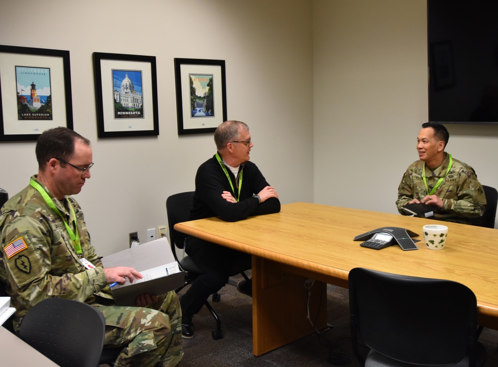 Maj. Gen. Toy visits the district during pandemic