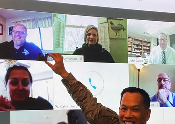 Maj. Gen. Toy visits the district during pandemic