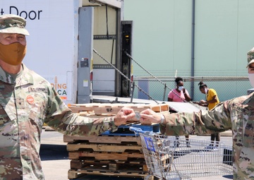 Brigadier General Gregory P. Chaney visited Houston, Texas on April 30th, 2020 to speak to the service members of the Joint Task Force 72.