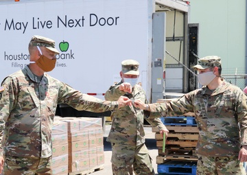 Brigadier General Gregory P. Chaney visited Houston, Texas on April 30th, 2020 to speak to the service members of the Joint Task Force 72.
