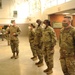South Carolina National Guard senior leader presents coins to Soldiers activated in support of COVID-19 response efforts