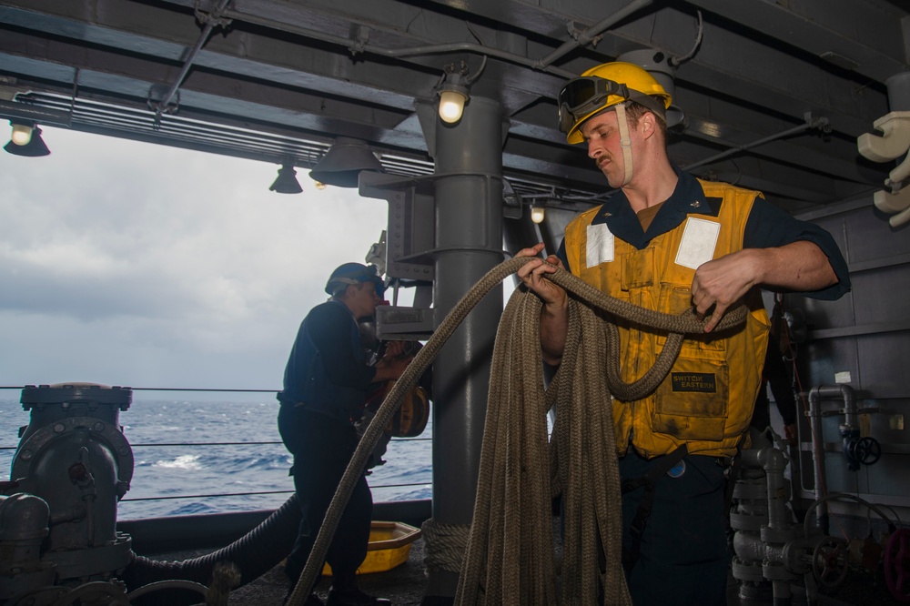 USS Harry S. Truman (CVN 75) transits the Atlantic Ocean