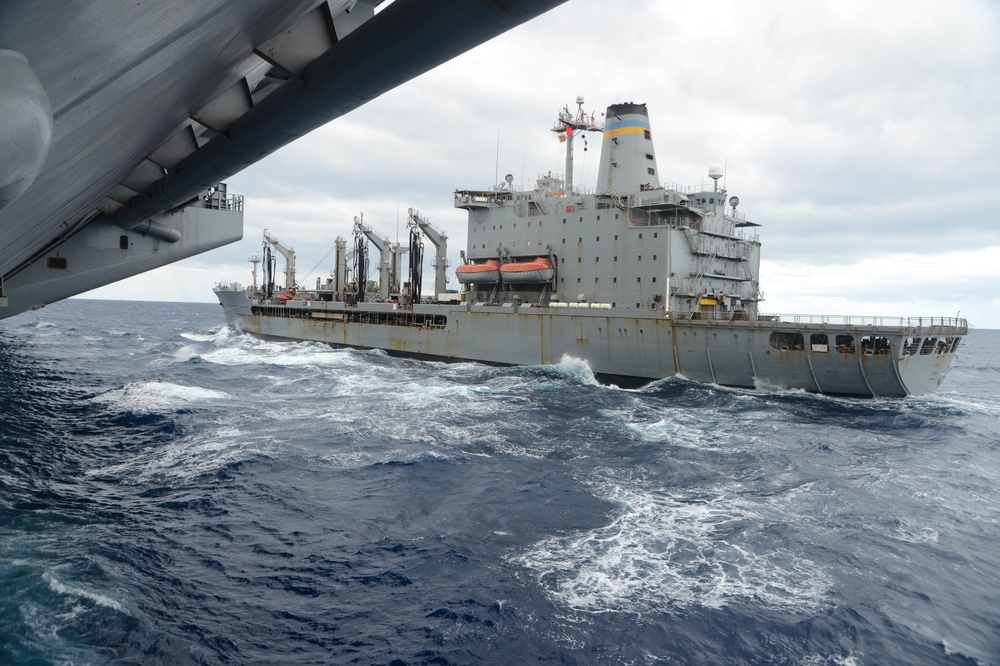 USS Harry S. Truman (CVN 75) transits the Atlantic Ocean