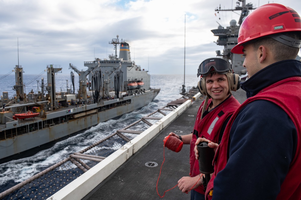 USS Harry S. Truman (CVN 75) transits the Atlantic Ocean