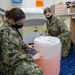 USNS Mercy Sailors Handle Hazardous Waste