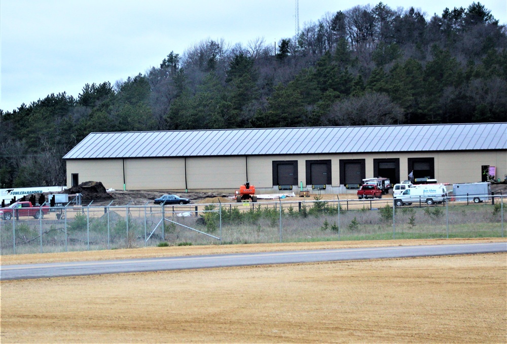 Construction of new shipping, receiving, mail freight facility continues at Fort McCoy