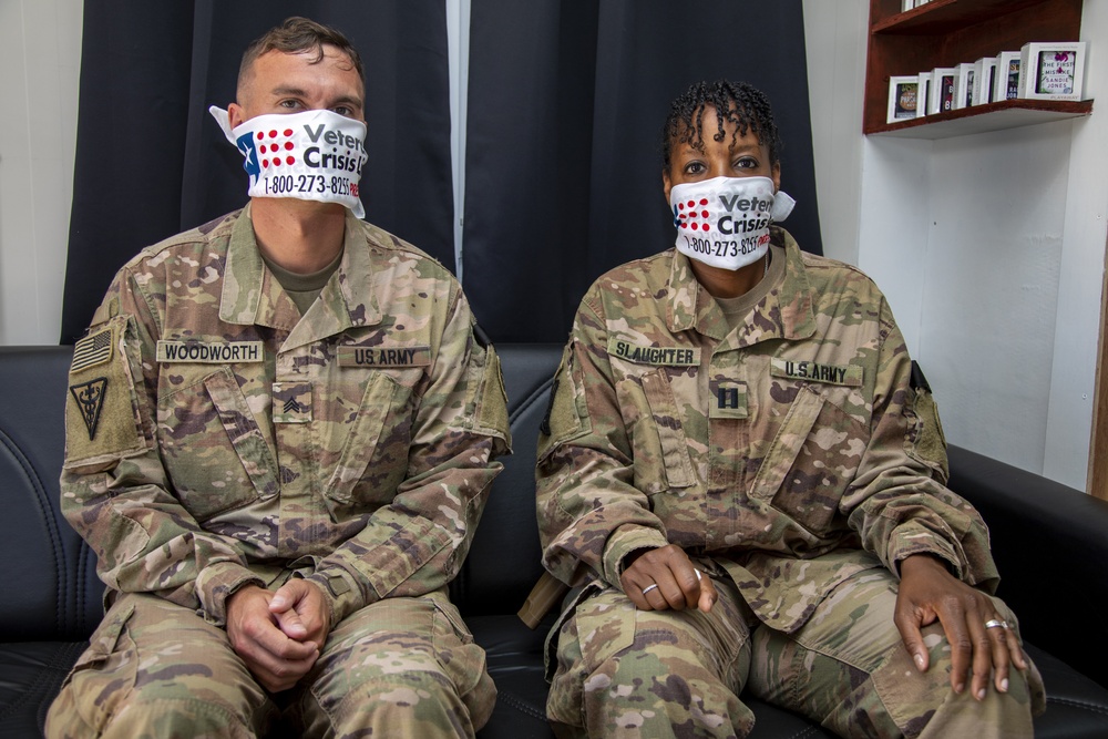 Dvids Images Deployed Service Members Wear Improvised Face Masks
