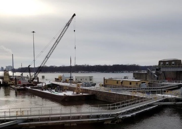 Corps completes winter maintenance at Lock and Dam 4