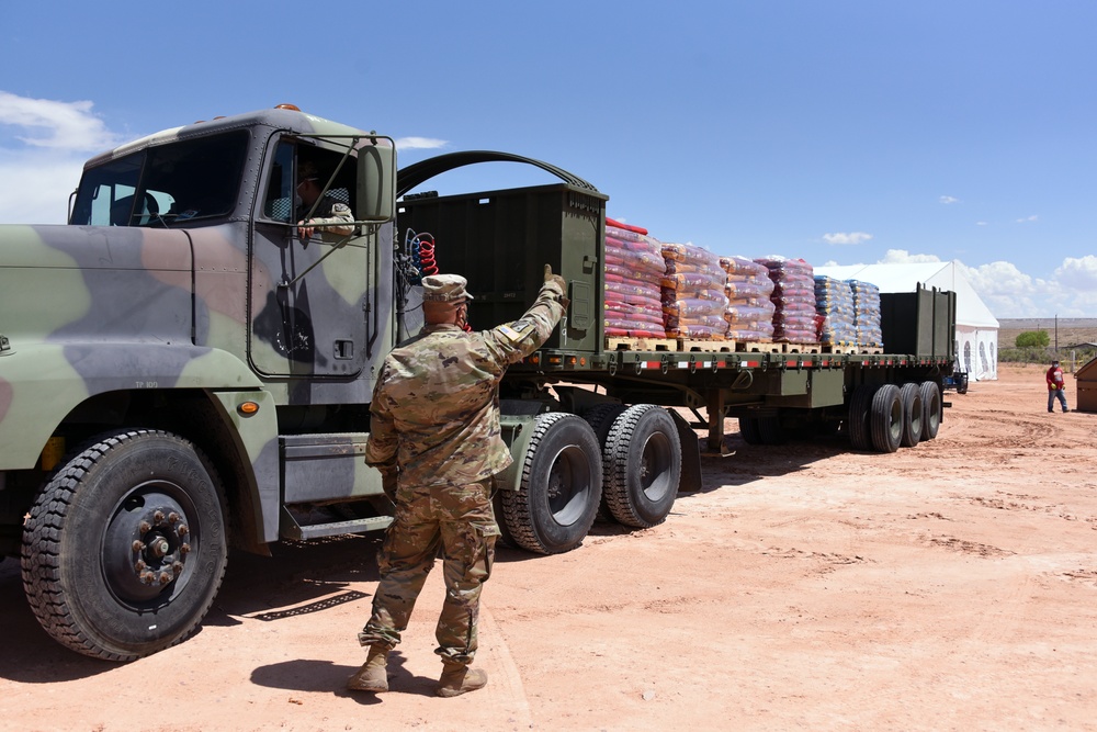 AZNG Transports Dog Food to Navajo Nation