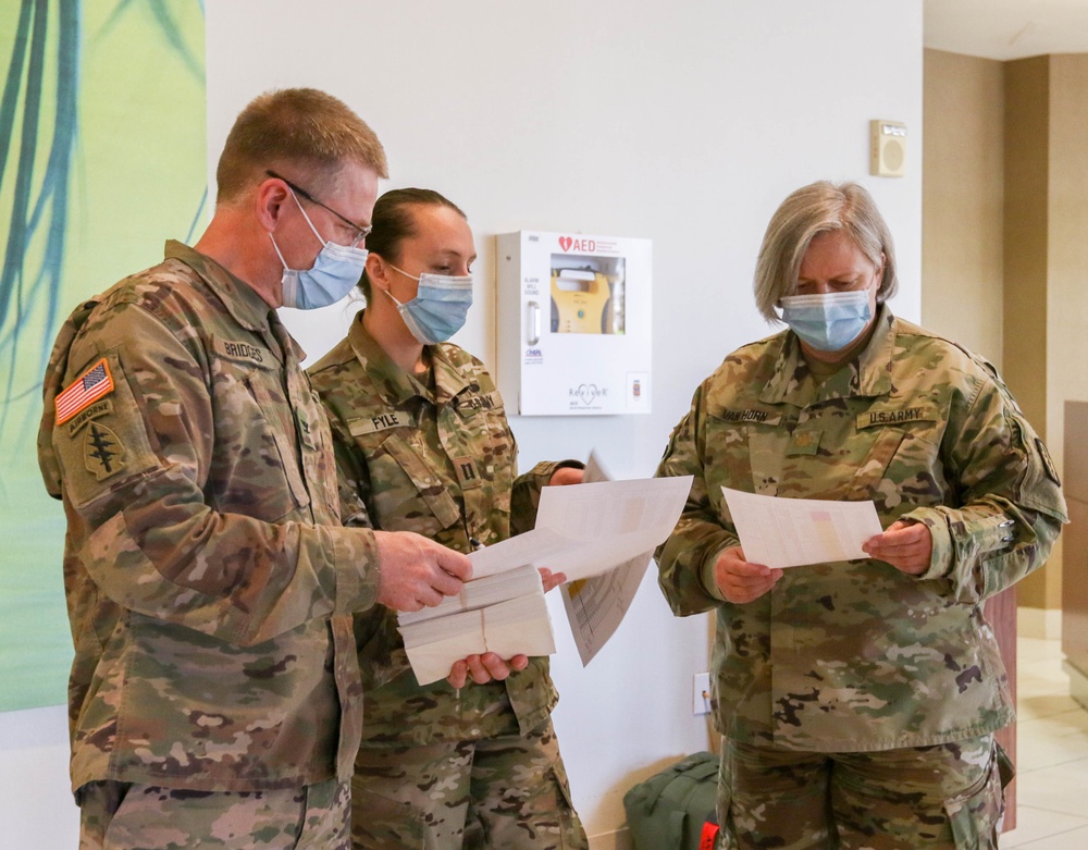 807th Medical Command leadership prepare to head home