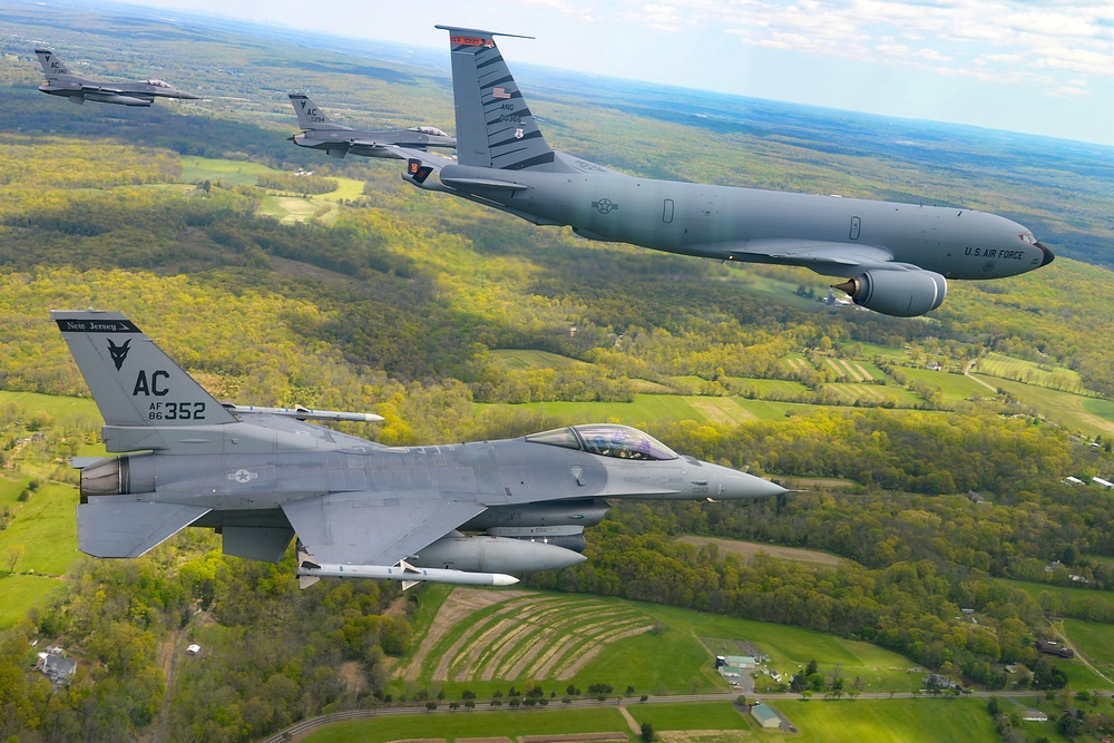 NJANG Conducts Flyover to Honor COVID-19 Front-Line Workers