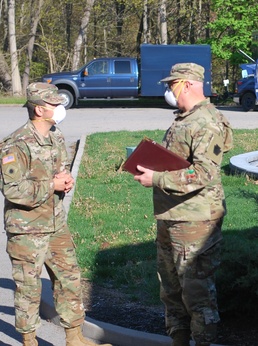 CPT Allen and LTC Fogle Discuss Operation at Brighton