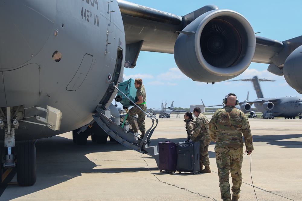 Air Force Individual Augmentees Return Home From New York City