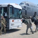 Air Force Personnel Return to Home Station from The Javits Center