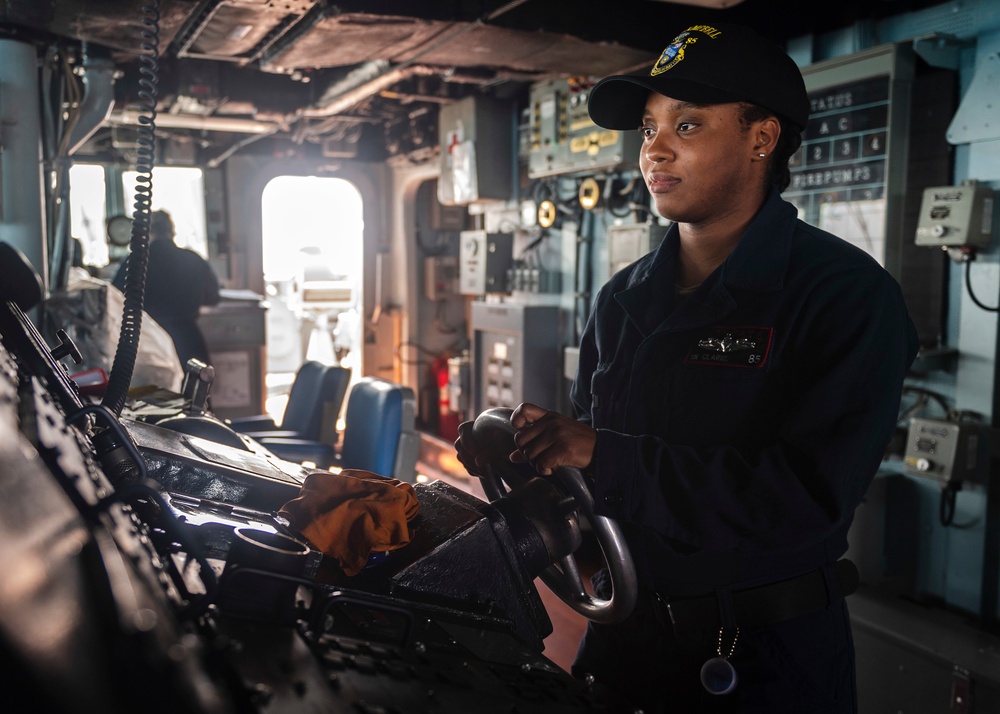 USS McCampbell Underway Operations