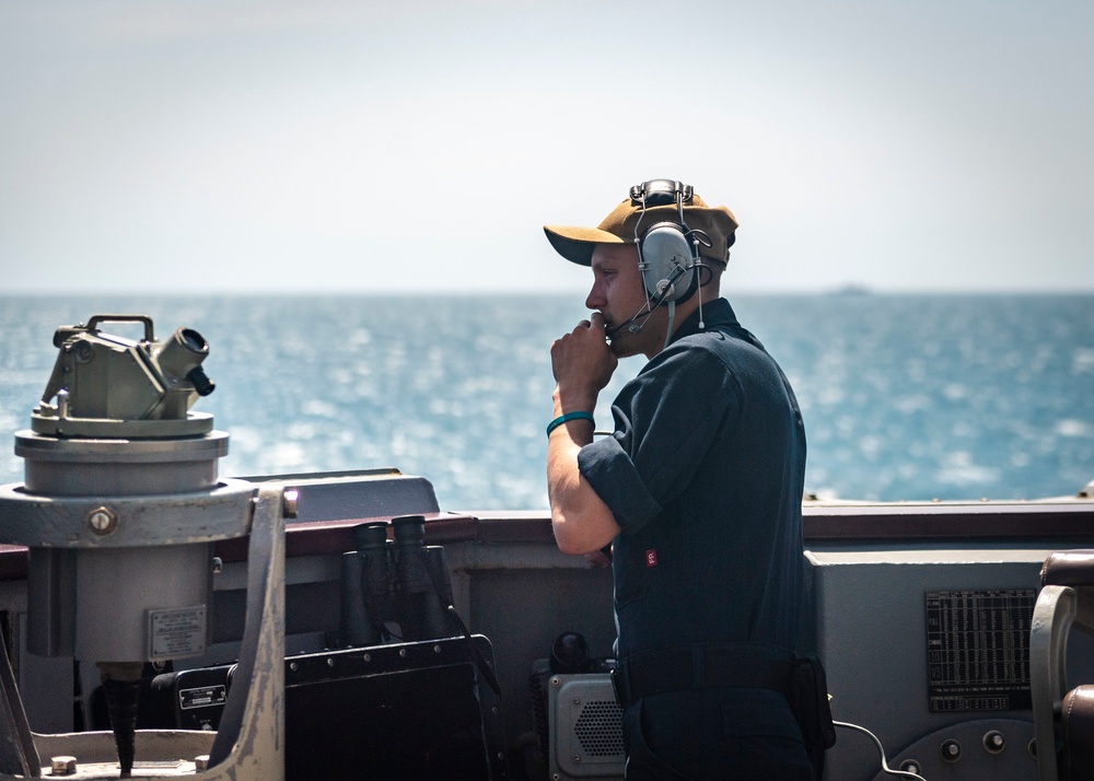 USS McCampbell Underway Operations