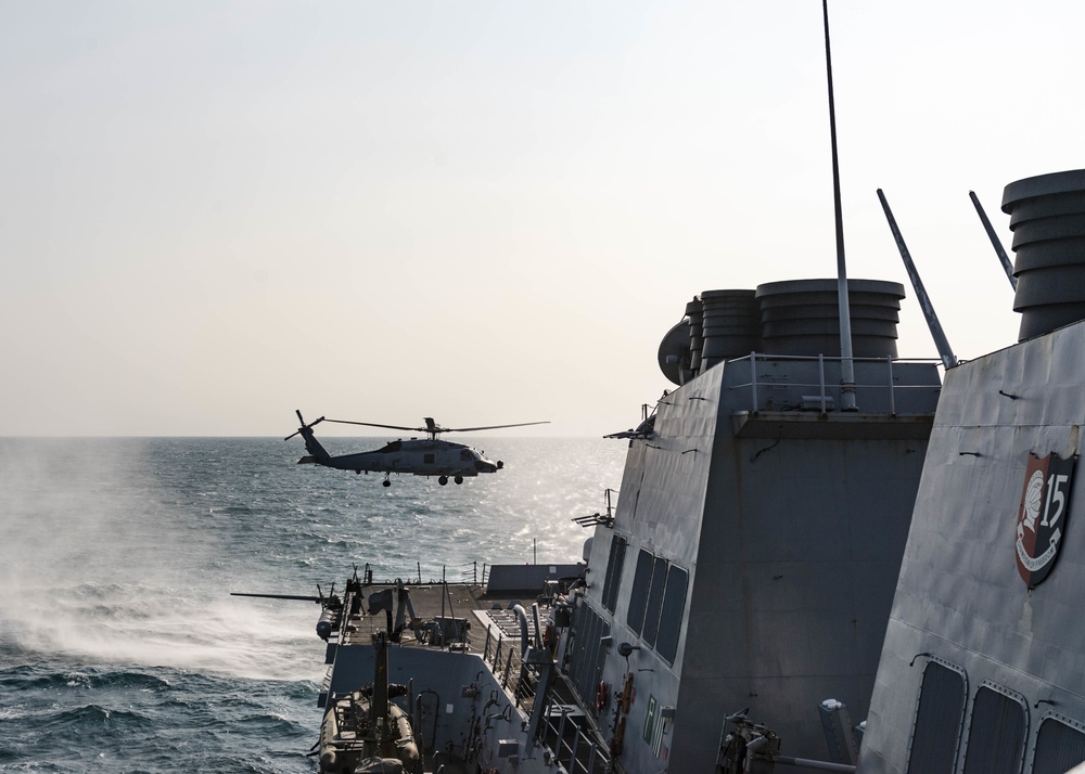 USS McCampbell Underway Operations