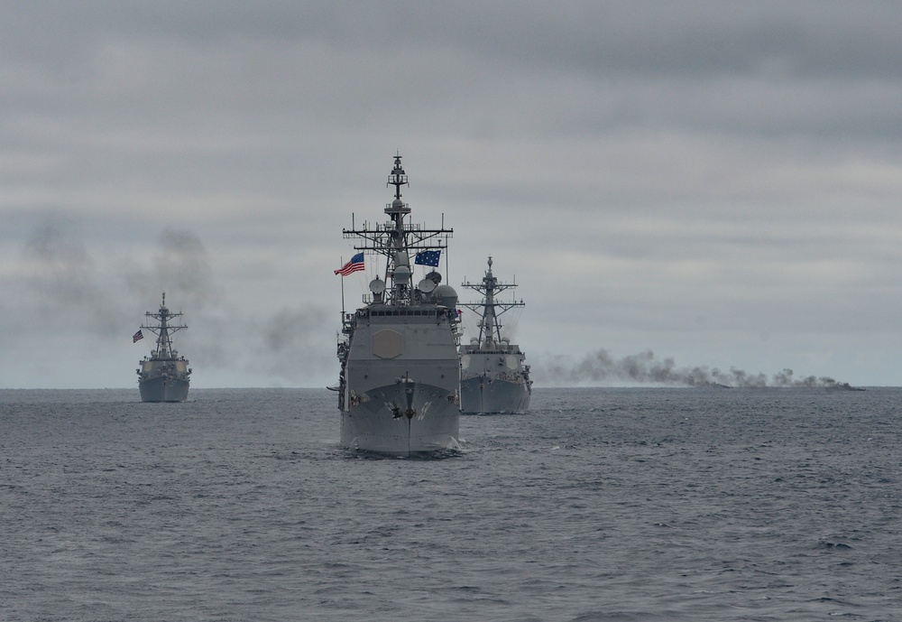 Carrier Strike Group 11 Conducts Live Fire Exercise