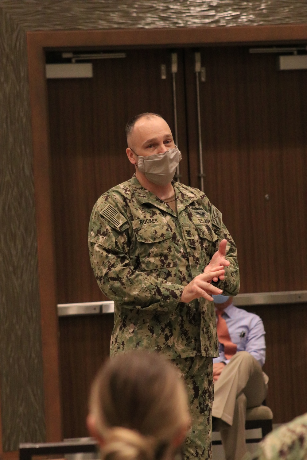 Naval Medical Forces Pacific Leadership Team Meets with EMF Camp Pendleton Sailors