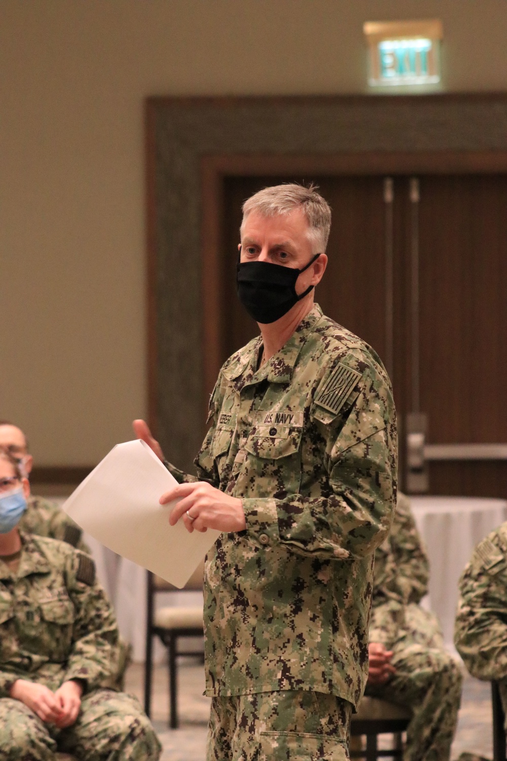 Naval Medical Forces Pacific Commander Meets with EMF Camp Pendleton Sailors