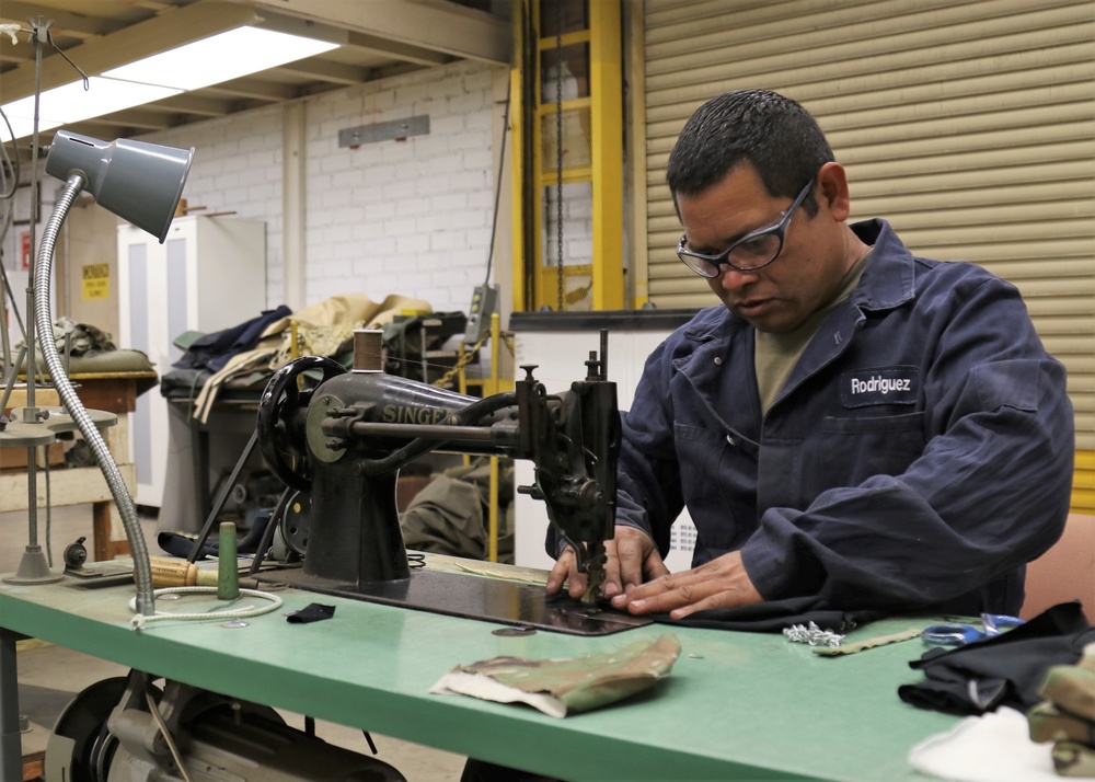 Cal Guard welder sews face masks to combat COVID-19
