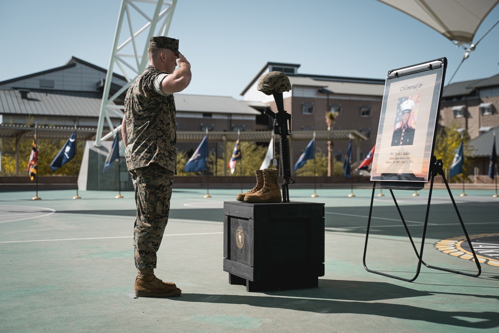 In Memory of Pfc. Audain
