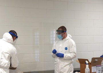 Michigan National Guard assists long term care facilities; dept. of corrections in COVID-19 testing