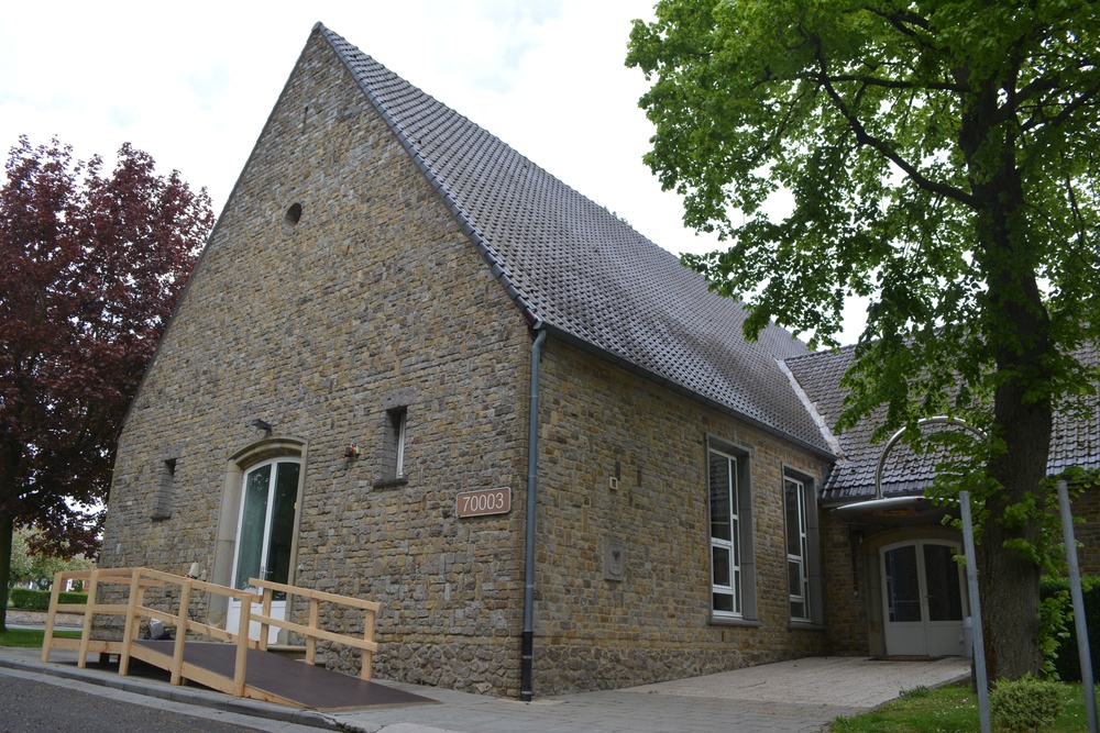 Former chapel, current medical holding facility