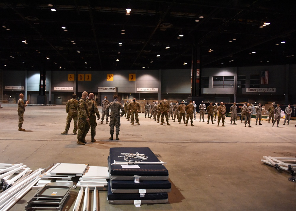 Leadership from the 126th Air Refueling Wing Visit McCormick Place Convention Center