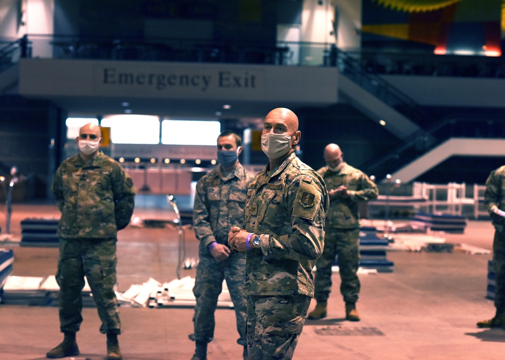 Leadership from the 126th Air Refueling Wing Visit McCormick Place Convention Center