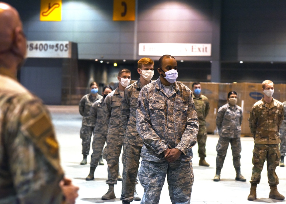 Leadership from the 126th Air Refueling Wing Visit McCormick Place Convention Center