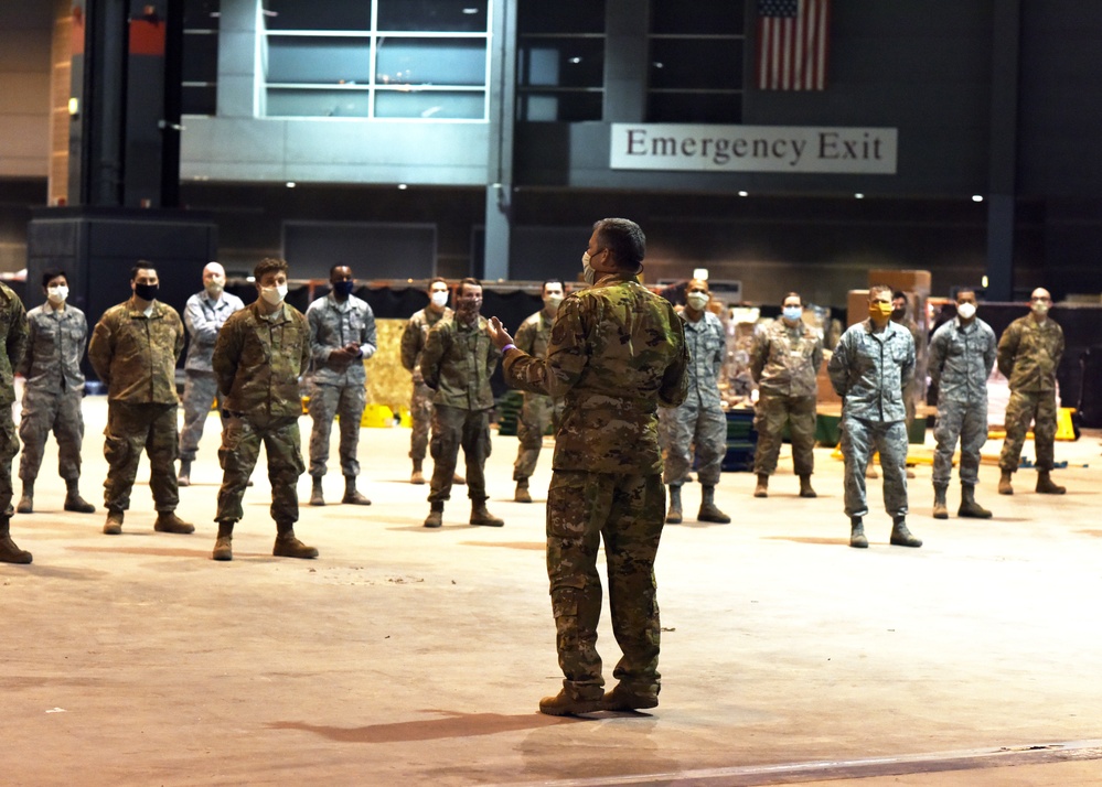 Leadership from the 126th Air Refueling Wing Visit McCormick Place Convention Center