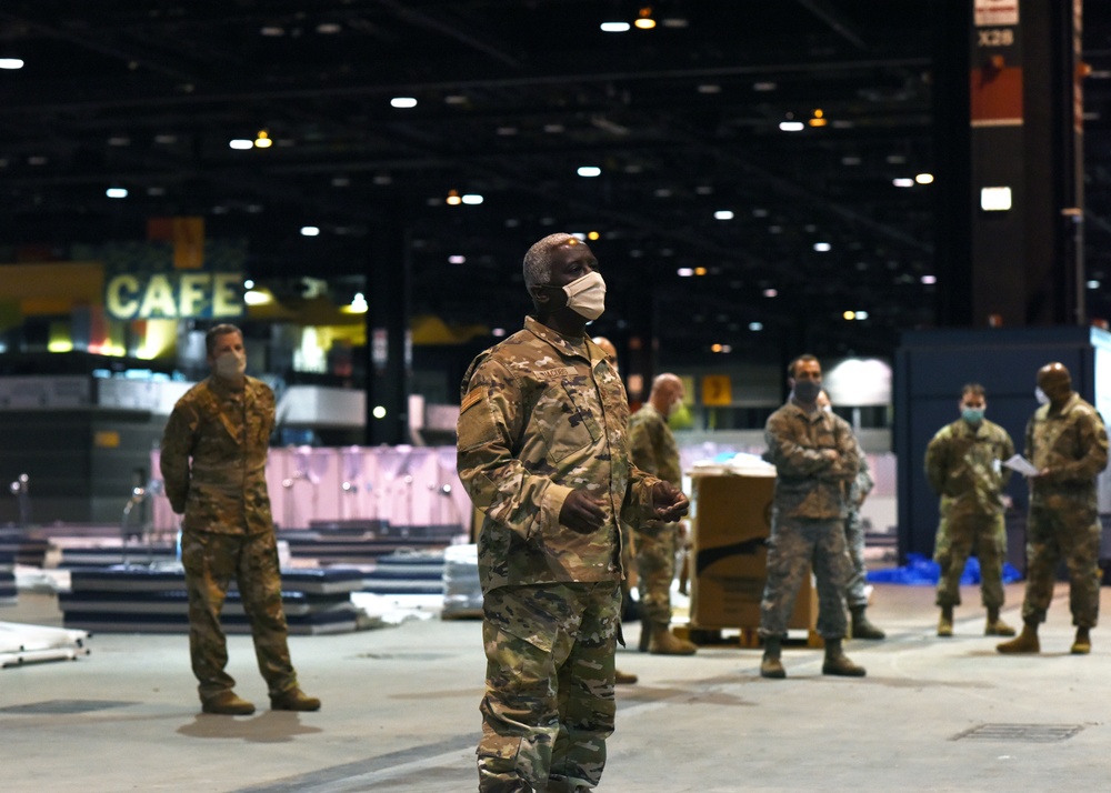 Leadership from the 126th Air Refueling Wing Visit McCormick Place Convention Center